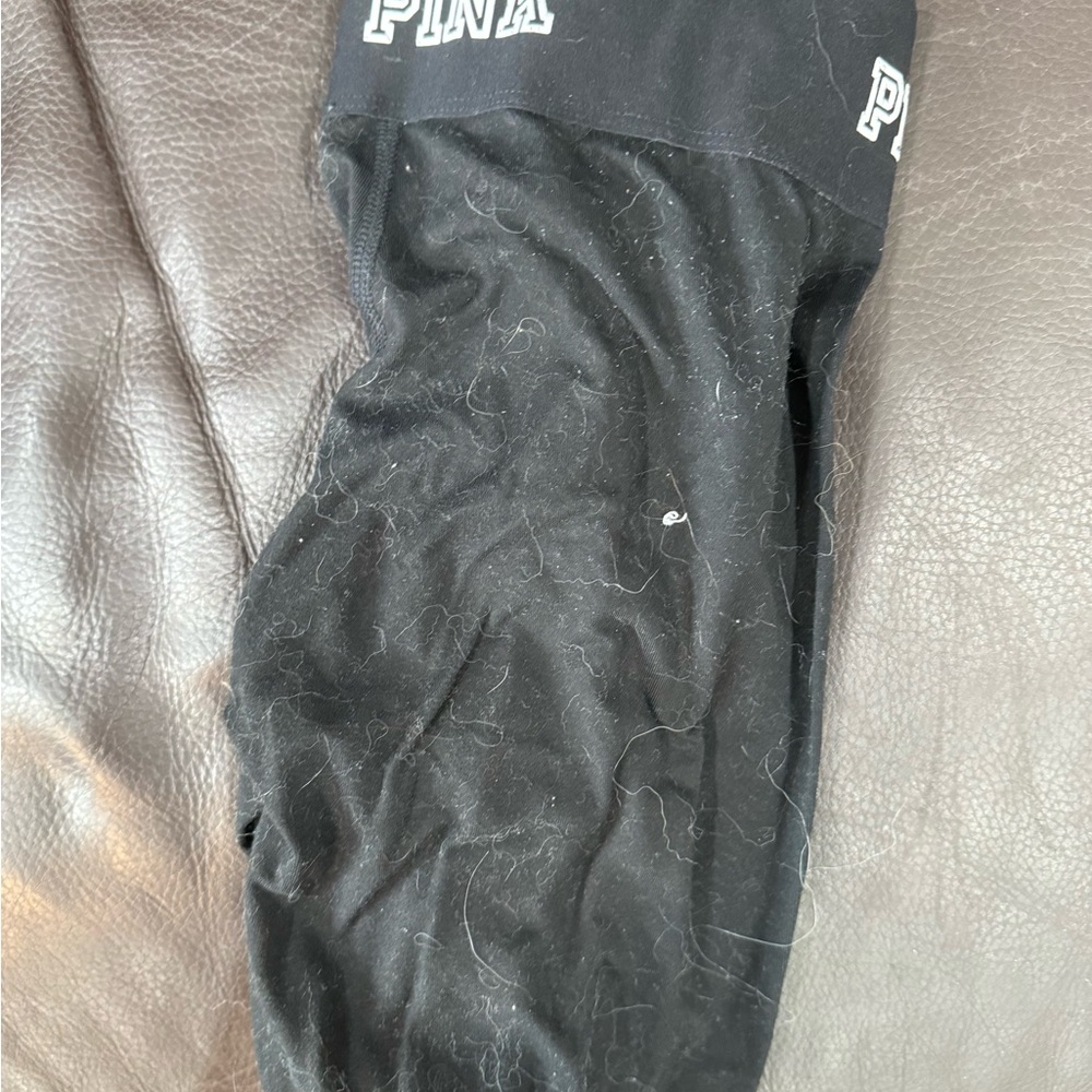 PINK Victoria's Secret Black Leggings